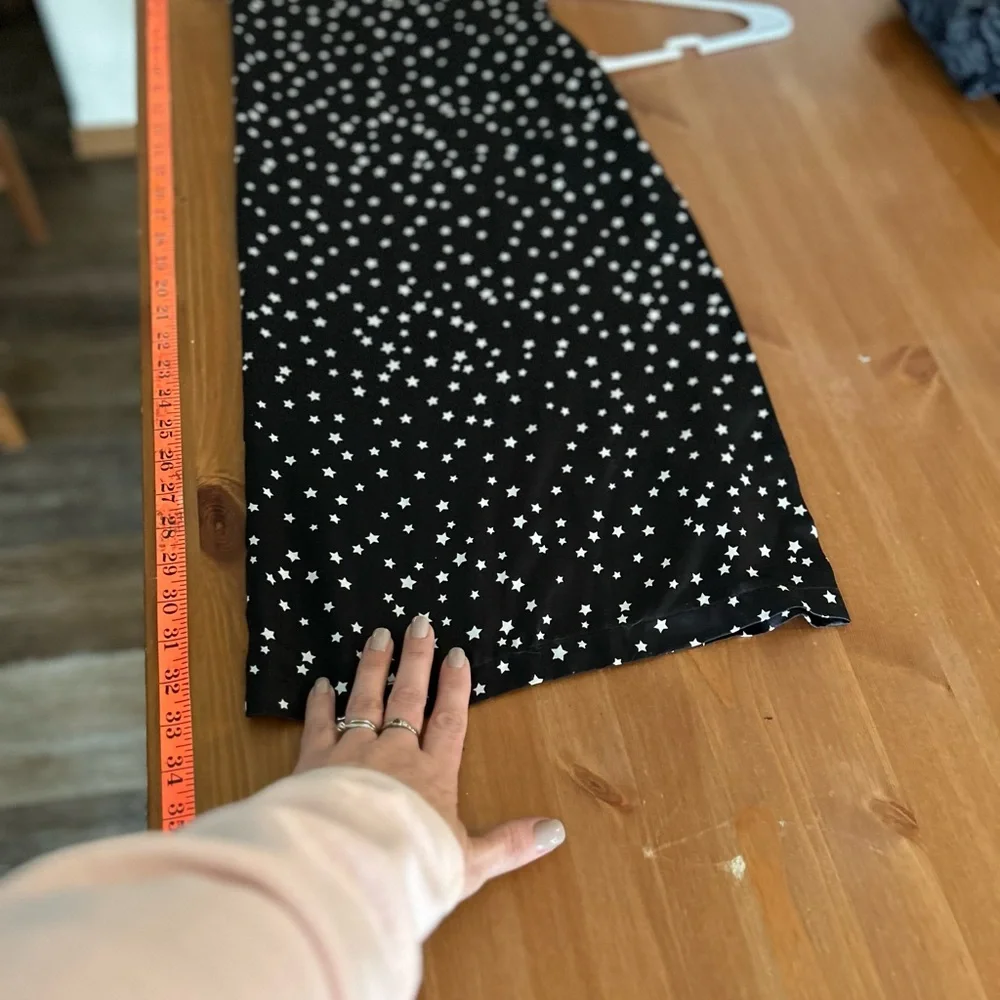 NWT Nasty Gal Novelty Star Black & White Jumpsuit Size 6 - Picture 14 of 14